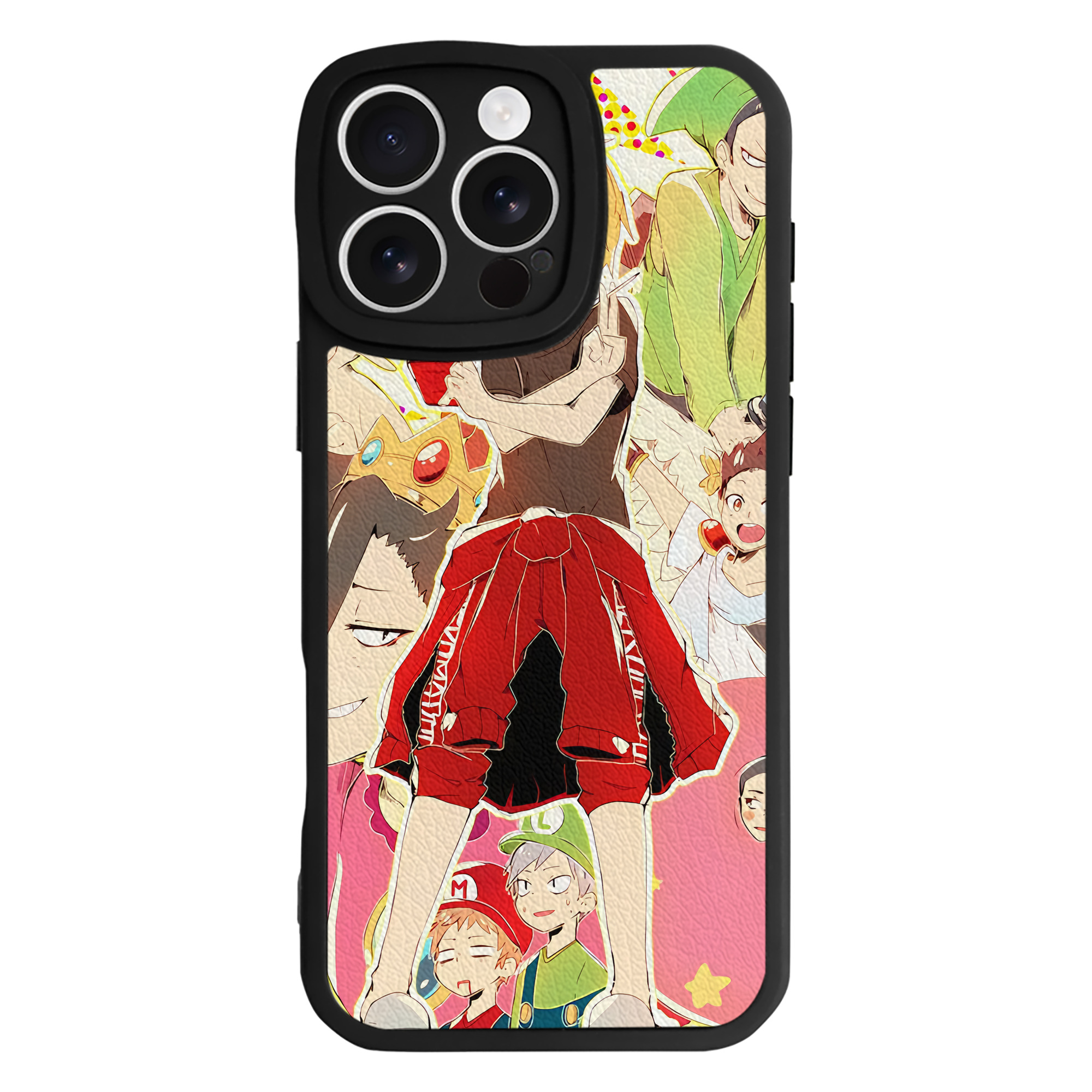 （画像用） ハイキュー!! Haikyu!! 【iPhone 16シリーズ対応】シリコンスマホケース（レザー調） 材質：シリコン